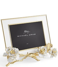 Michael Aram Gardenia Collection Enameled White Frame - 5 x 7#double;