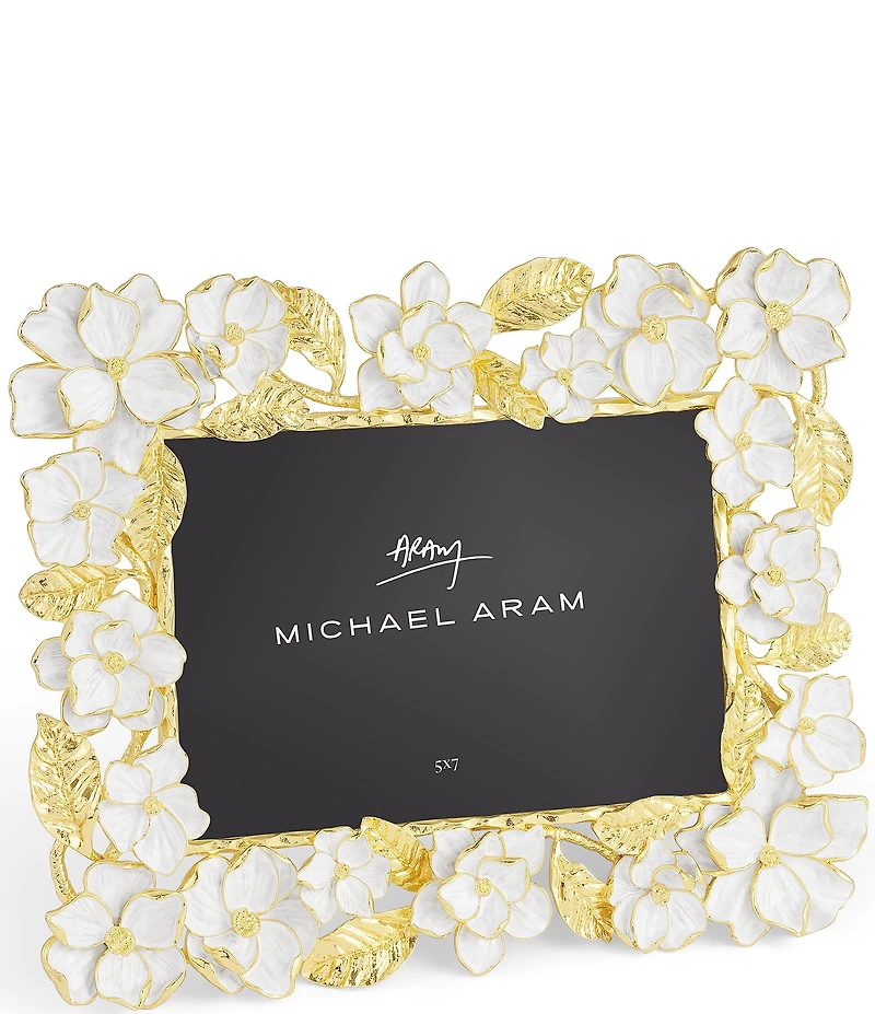 Michael Aram Gardenia Collection Sculpted Picture Frame - 5x7#double;