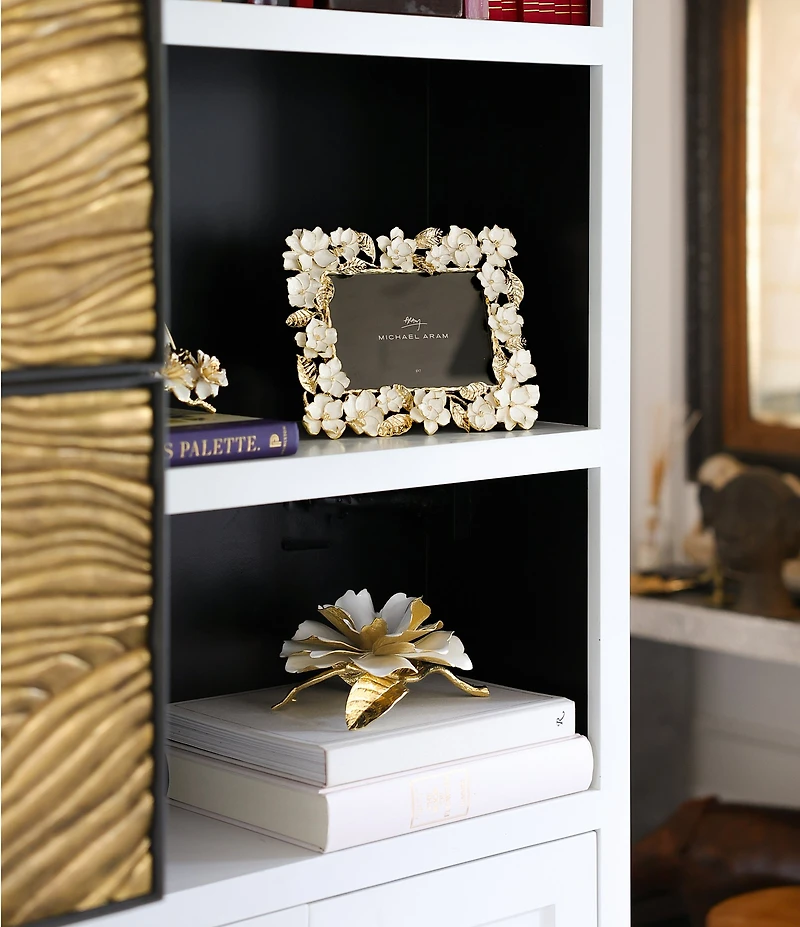 Michael Aram Gardenia Collection Sculpted Picture Frame - 5x7#double;