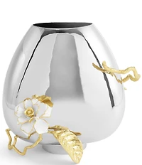 Michael Aram Gardenia Collection Stainless Steel Vase