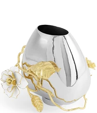 Michael Aram Gardenia Collection Stainless Steel Vase