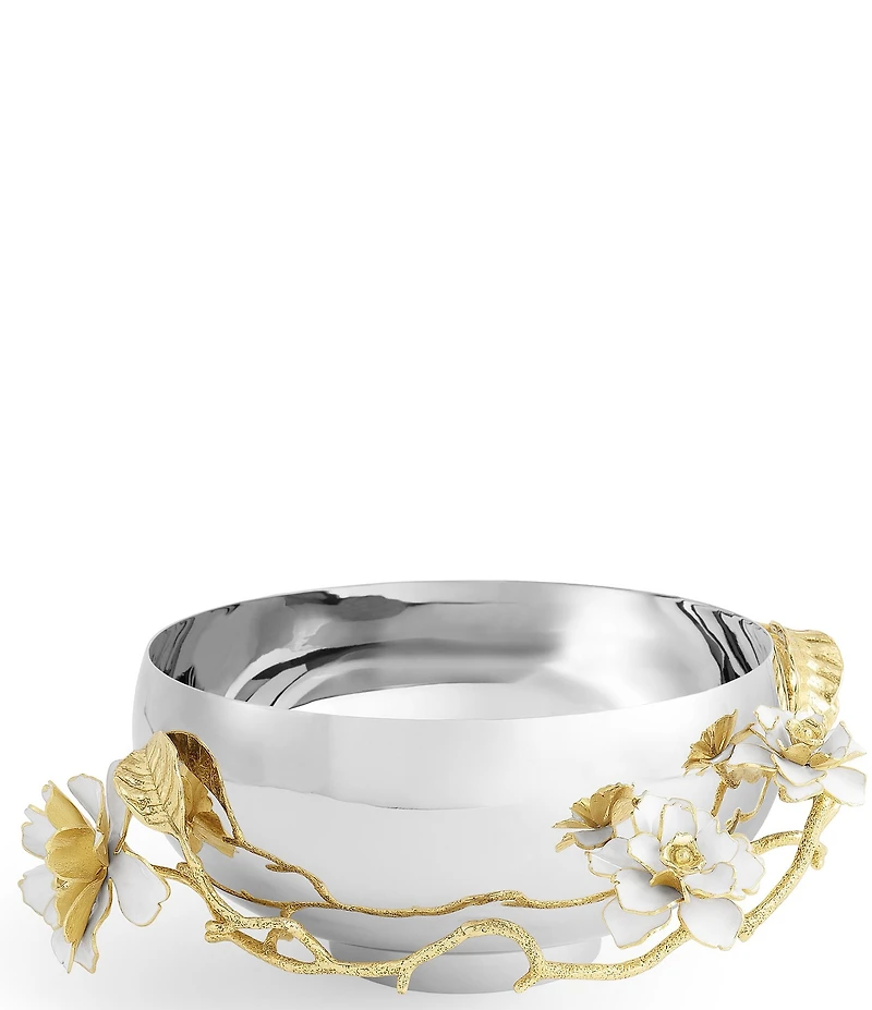Michael Aram Gardenia Collection Stainless Steel Serving Bowl
