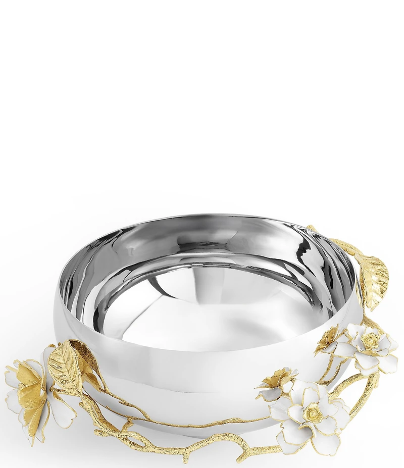 Michael Aram Gardenia Collection Stainless Steel Serving Bowl
