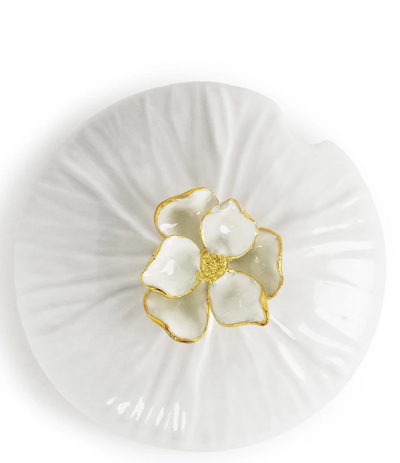 Michael Aram Gardenia Collection Sugar Pot with Spoon
