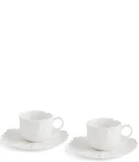 Michael Aram Gardenia Collection Teacup and Saucer Set