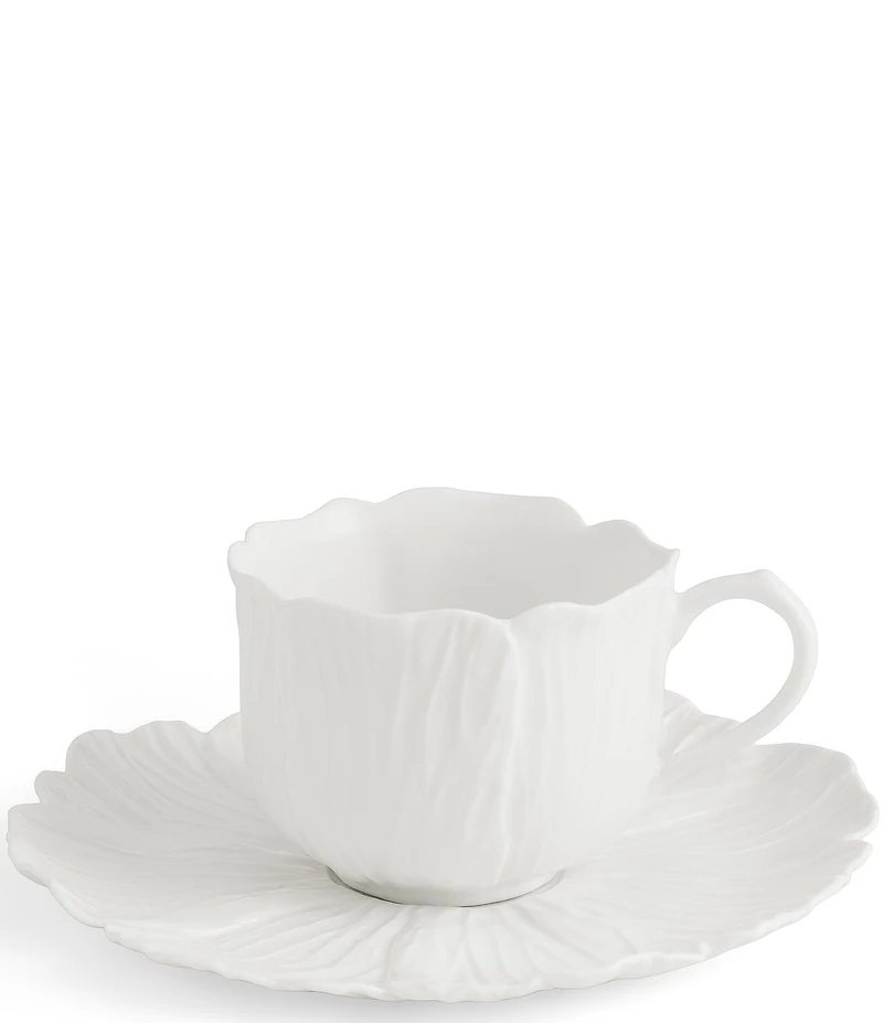 Michael Aram Gardenia Collection Teacup and Saucer Set