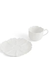 Michael Aram Gardenia Collection Teacup and Saucer Set