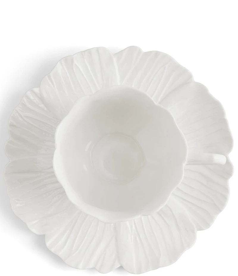 Michael Aram Gardenia Collection Teacup and Saucer Set