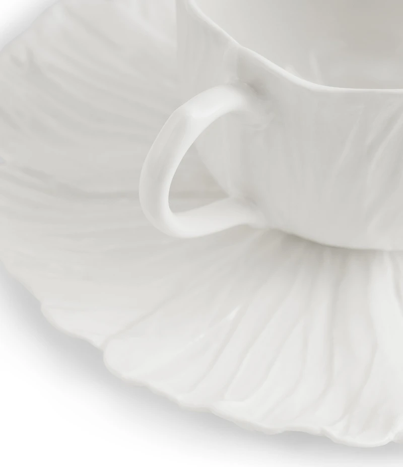 Michael Aram Gardenia Collection Teacup and Saucer Set
