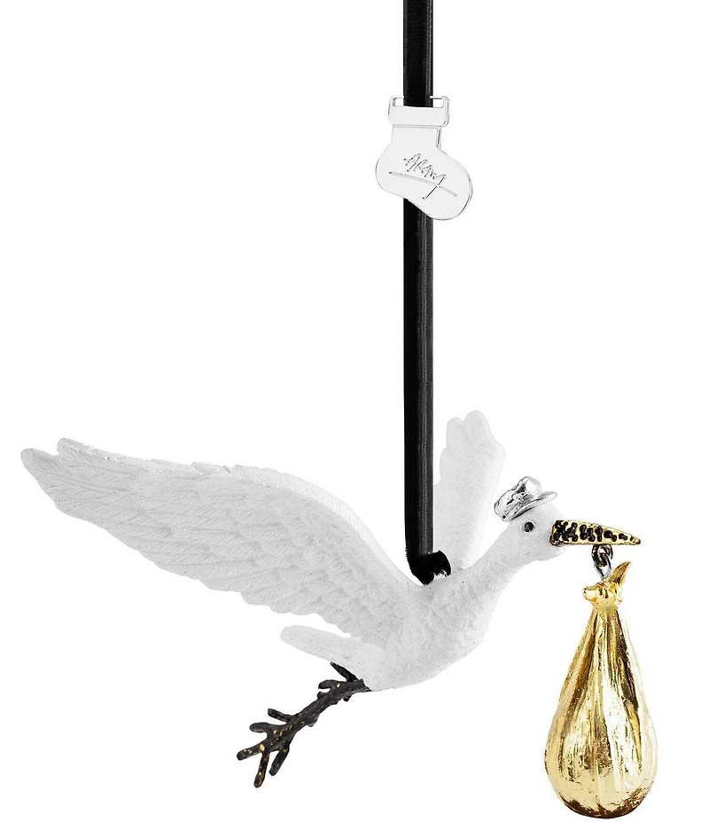 Michael Aram Holiday Stork Ornament