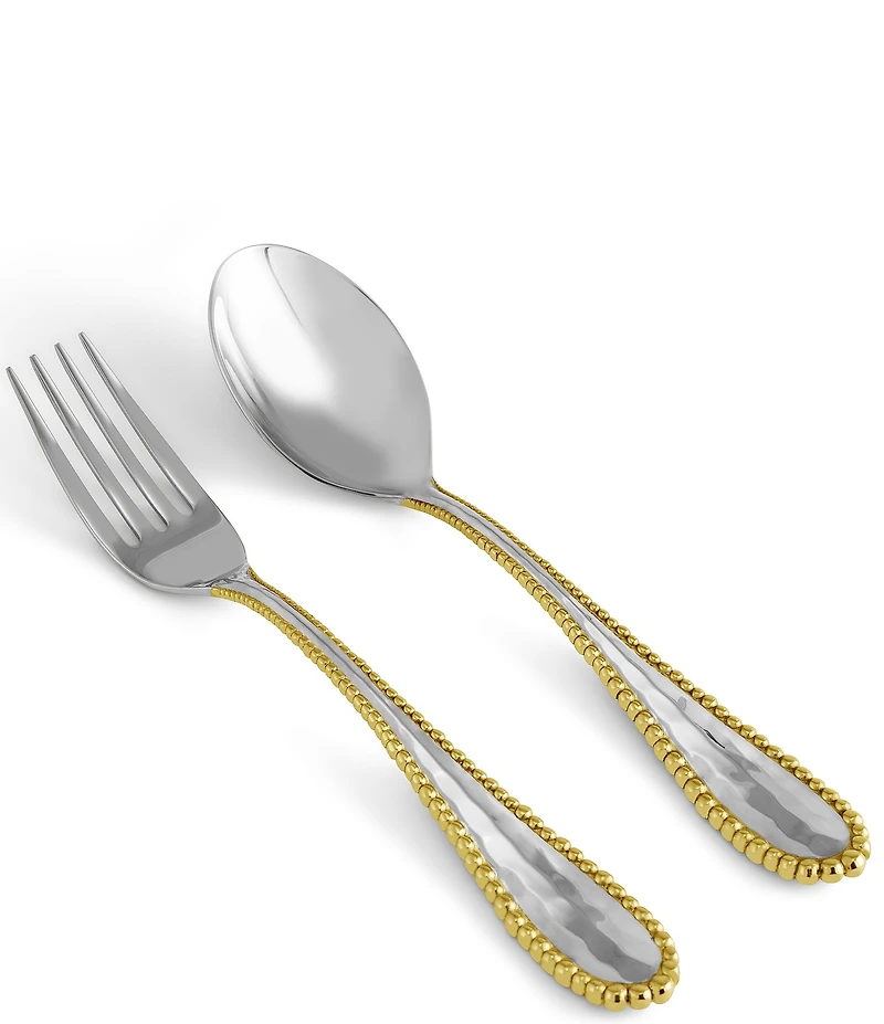 Michael Aram Molten Beaded Edge Serving Set