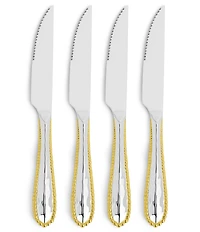 Michael Aram Molten Beaded Edge Steak Knife Set