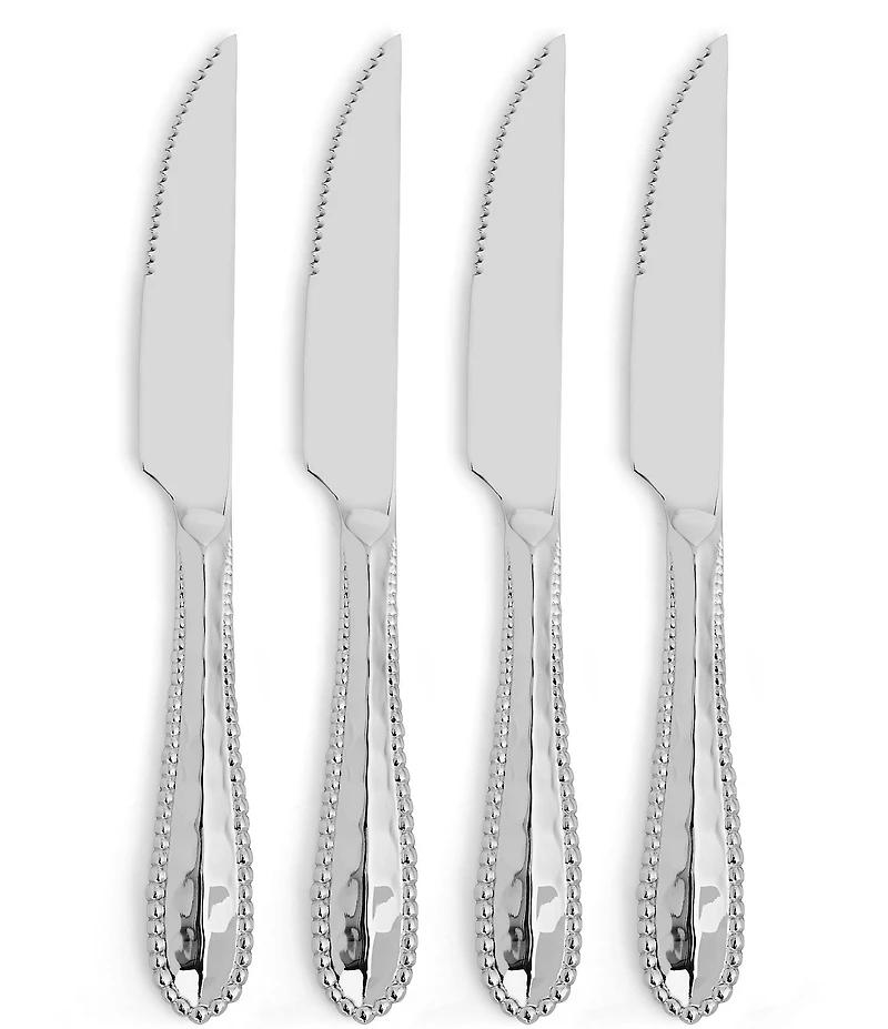 Michael Aram Molten Beaded Edge Steak Knife Set