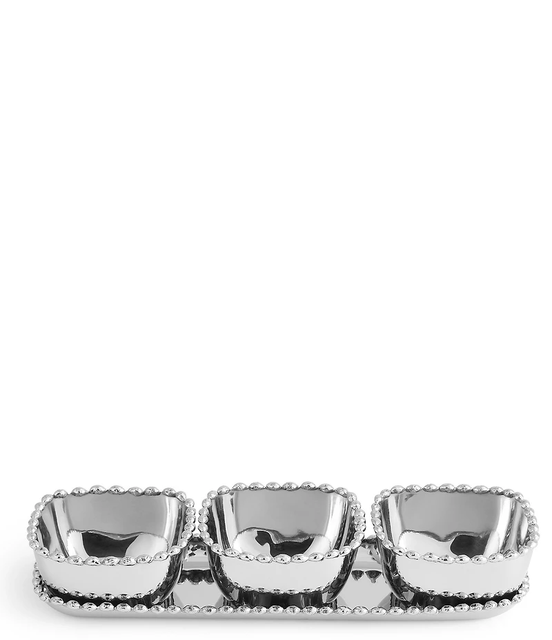 Michael Aram Molten Beaded Edge Triple Bowl Set