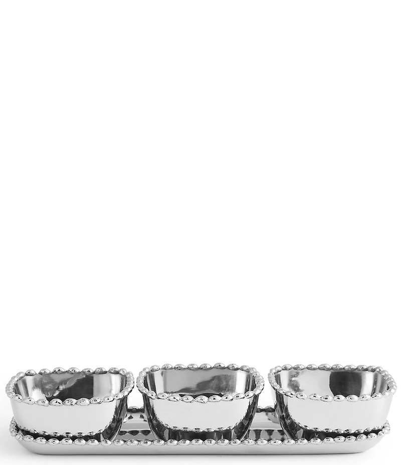 Michael Aram Molten Beaded Edge Triple Bowl Set