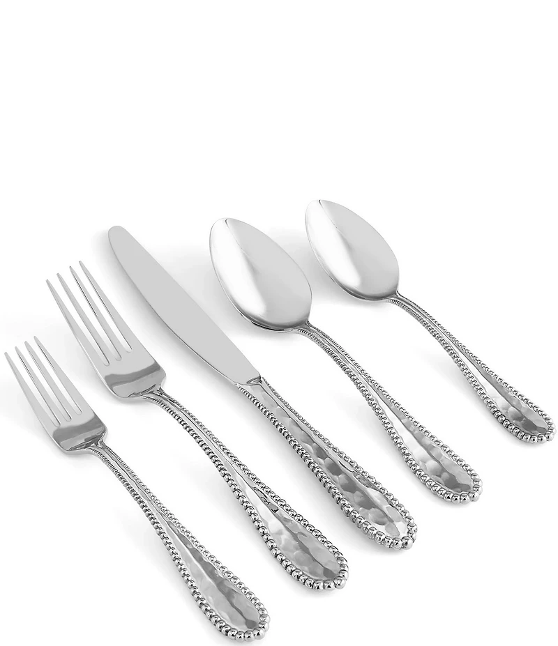 Michael Aram Molten Collection 5-Piece Stainless Steel Flatware Set