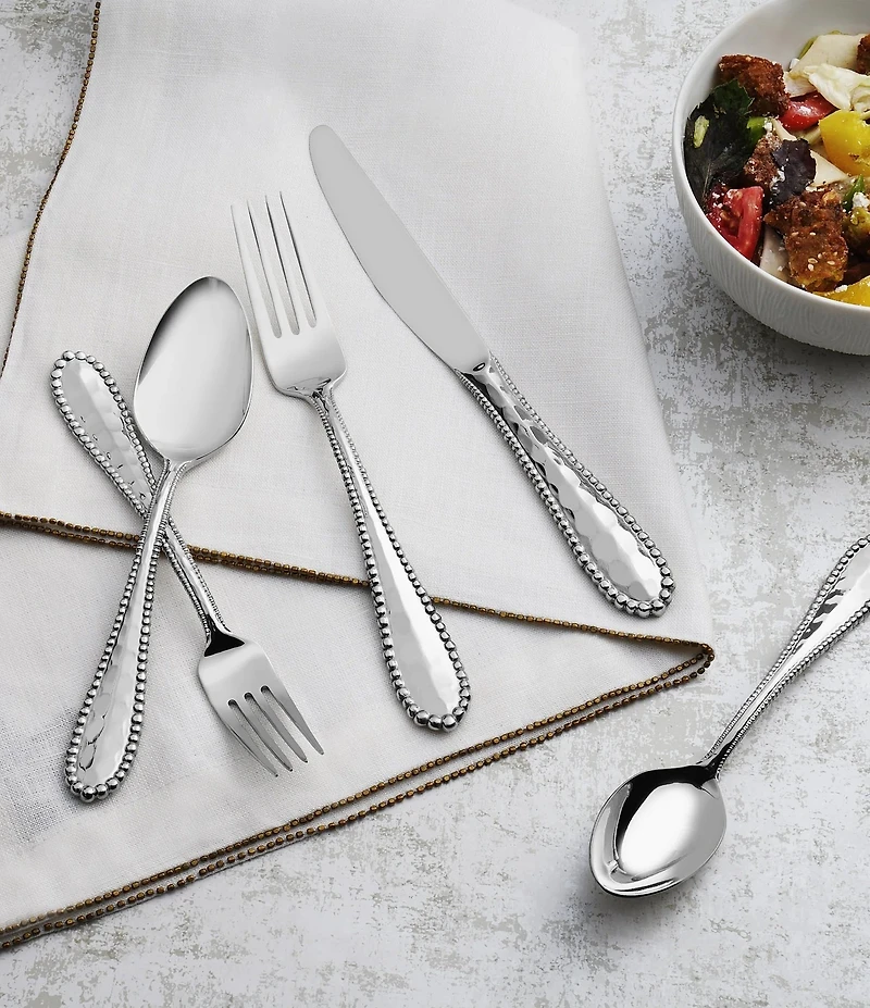 Michael Aram Molten Collection 5-Piece Stainless Steel Flatware Set