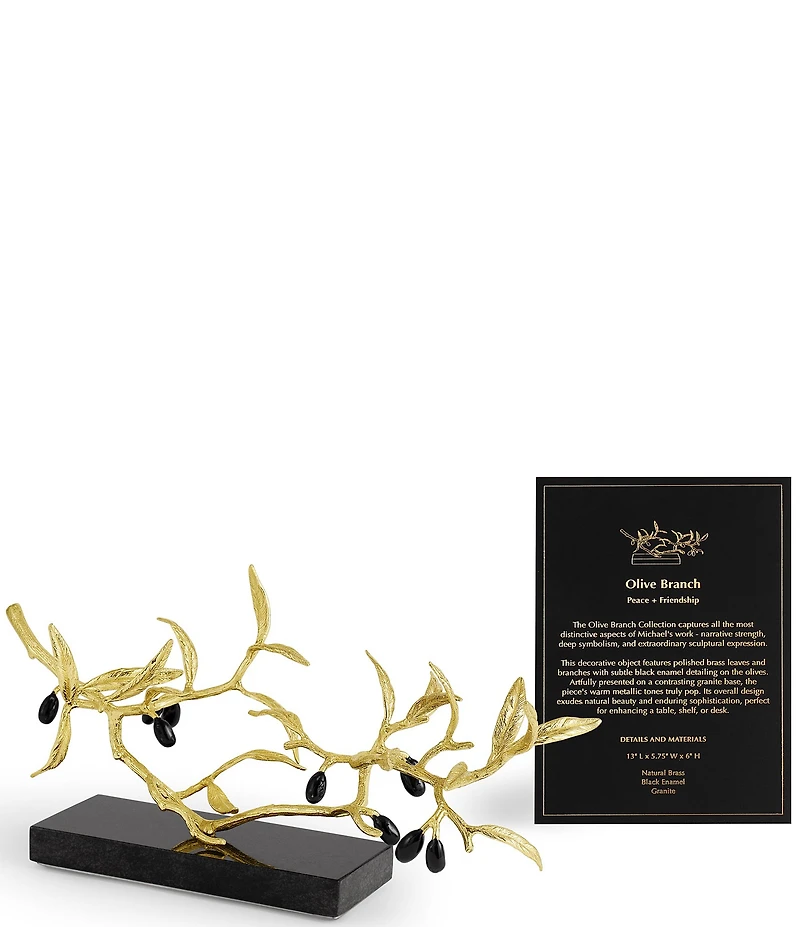 Michael Aram Olive Branch Collection Decorative Object Figurine