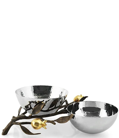 Michael Aram Pomegranate Collection Double Dish