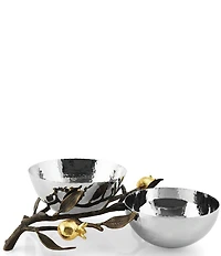 Michael Aram Pomegranate Collection Double Dish