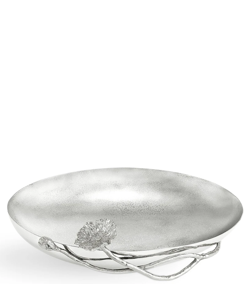 Michael Aram Poppy Collection Oval Large Low Bowl