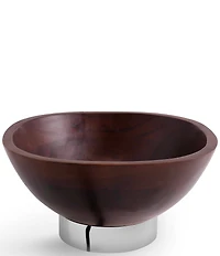 Michael Aram Reflective Collection Wood Salad Bowl