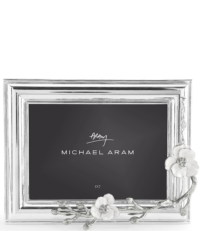 Michael Aram Silver Orchid Collection 5x7 Frame