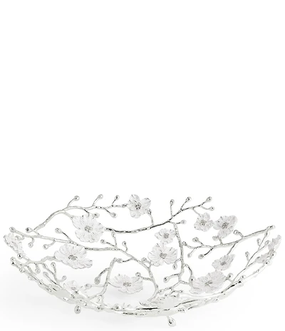 Michael Aram Silver Orchid Collection Basket