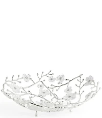 Michael Aram Silver Orchid Collection Basket
