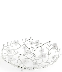Michael Aram Silver Orchid Collection Basket