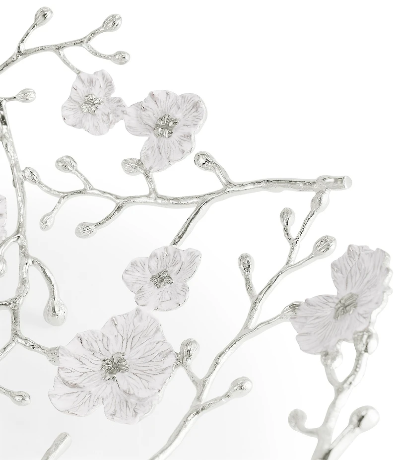 Michael Aram Silver Orchid Collection Basket