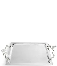 Michael Aram Silver Orchid Collection Large Tray