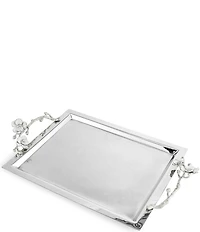 Michael Aram Silver Orchid Collection Large Tray