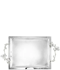Michael Aram Silver Orchid Collection Large Tray