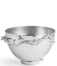 Michael Aram Silver Orchid Collection Medium Bowl