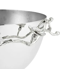 Michael Aram Silver Orchid Collection Medium Bowl