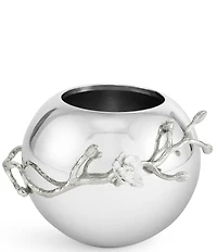 Michael Aram Silver Orchid Collection Rose Bowl