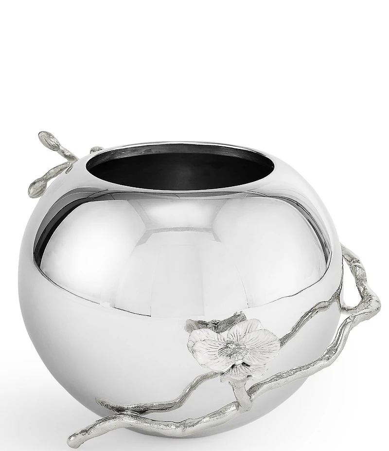 Michael Aram Silver Orchid Collection Rose Bowl