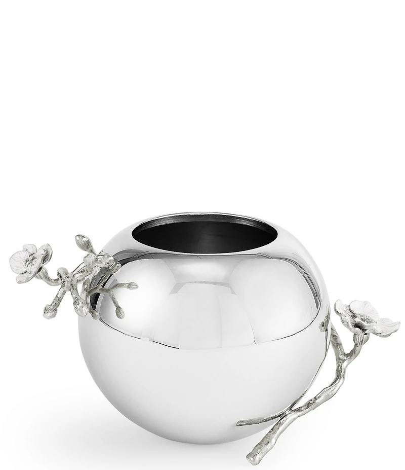 Michael Aram Silver Orchid Collection Rose Bowl