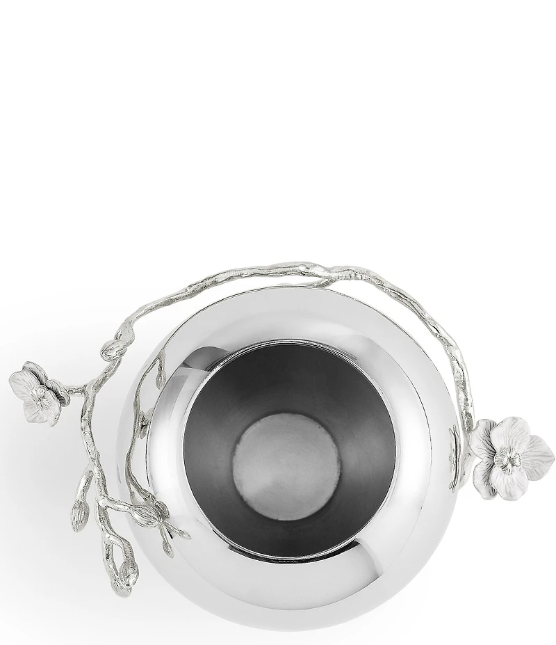 Michael Aram Silver Orchid Collection Rose Bowl