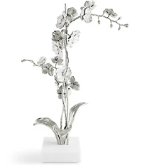 Michael Aram Silver Orchid Collection Small Stem Sculpture Figurine