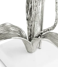 Michael Aram Silver Orchid Collection Small Stem Sculpture Figurine