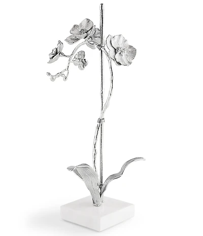 Michael Aram Silver Orchid Collection Stem Small Sculpture
