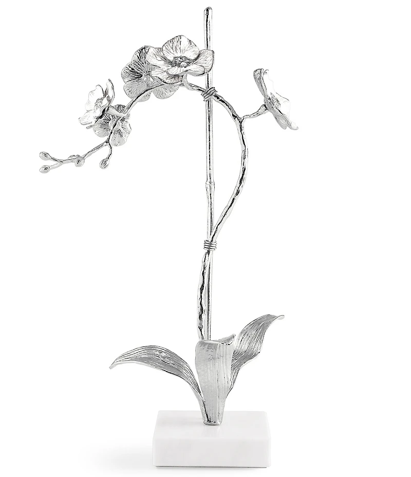 Michael Aram Silver Orchid Collection Stem Small Sculpture