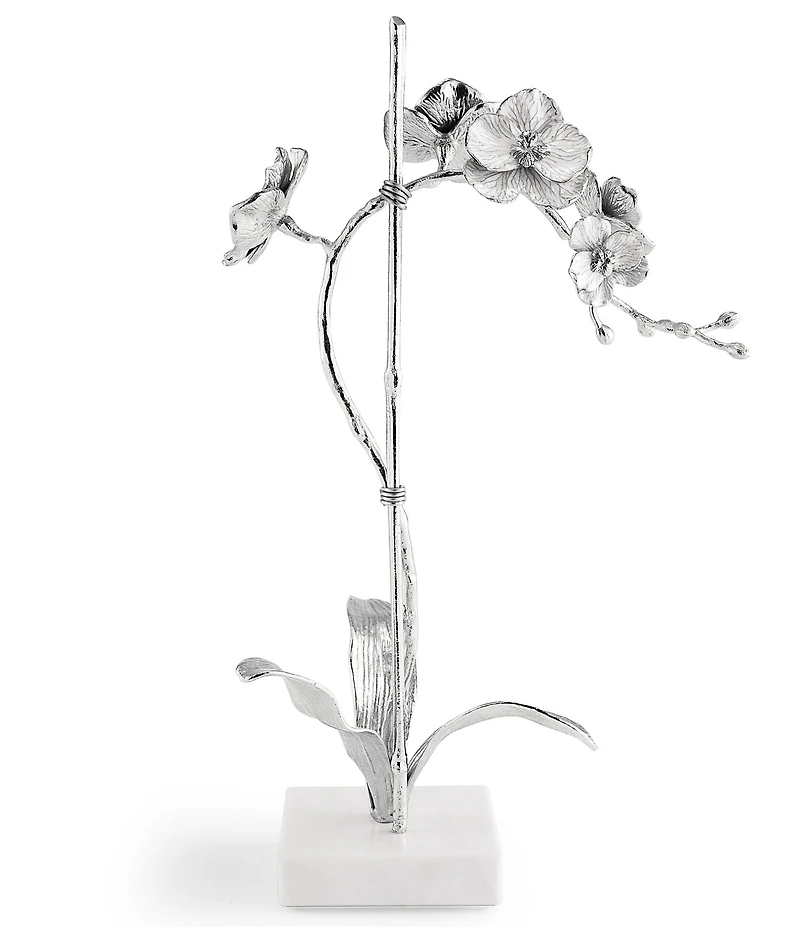 Michael Aram Silver Orchid Collection Stem Small Sculpture