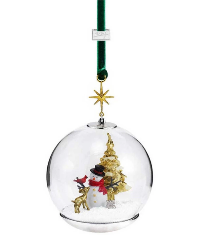 Michael Aram Snowman and Forest Friends Snow Globe Ornament