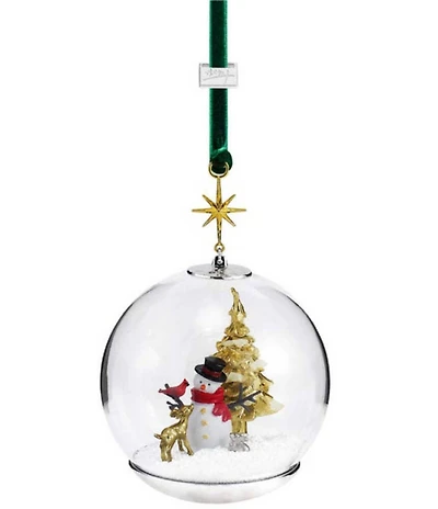 Michael Aram Snowman and Forest Friends Snow Globe Ornament