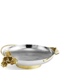 Michael Aram Tulip Collection Two-Tone Medium Footed Platter