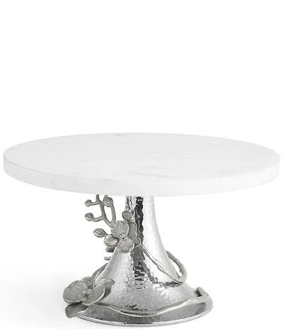 Michael Aram White Orchid Collection Cake Stand