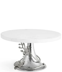 Michael Aram White Orchid Collection Cake Stand